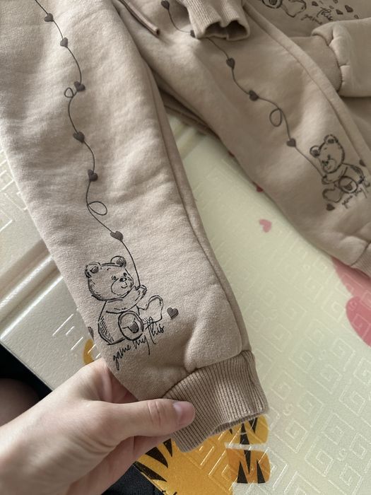 Костюм на флісі для дівчинки