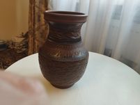 Ваза коричнева вазон глечик