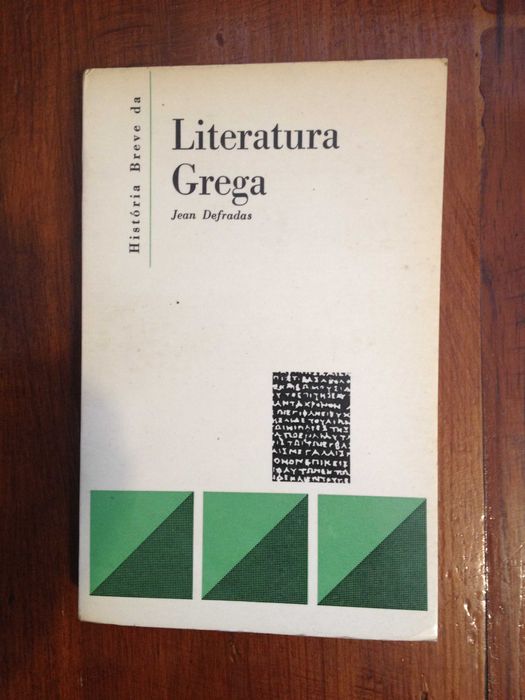 Jean Defradas - História breve da Literatura Grega