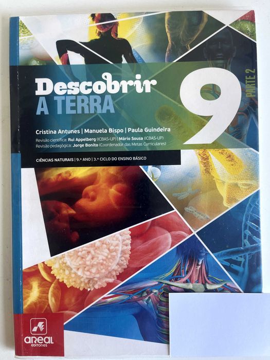 Manual escolar " Descobrir a Terra 9" - Ciências + CA