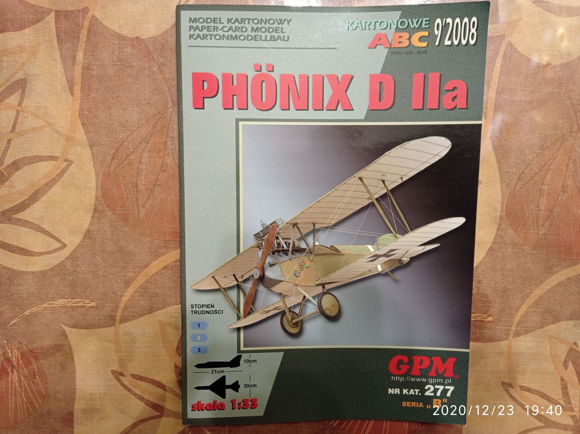 Model kartonowy PHOENIX D IIa 1:33 GPM