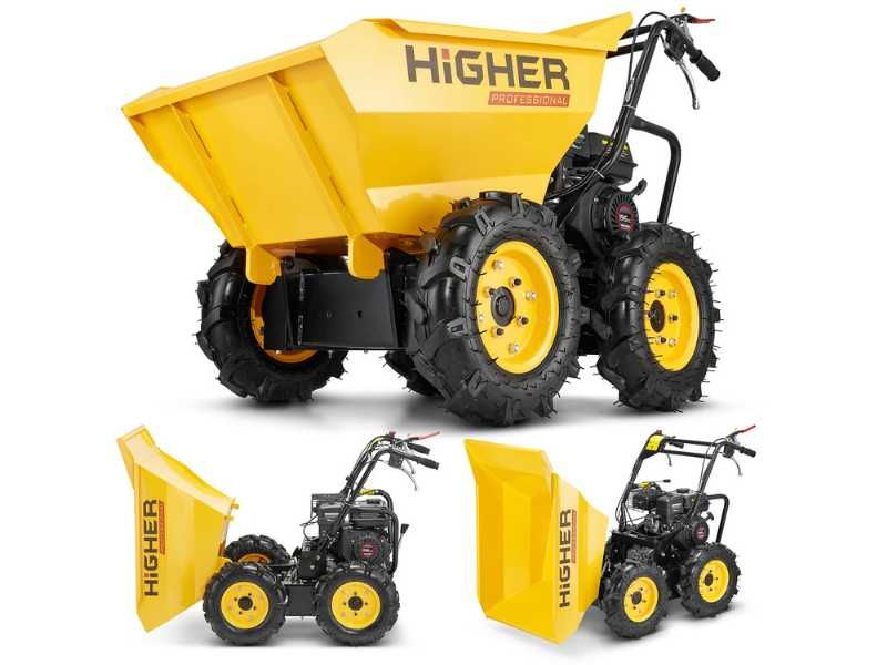 Taczka spalinowa mini wywrotka HIGHER wozidło silnik LONCIN 6,5 KM