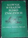 Książka Słownik wyrazów bliskoznacznych