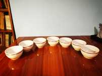 miski miseczki talerze na zupę porcelana Lubiana 7 szt PRL