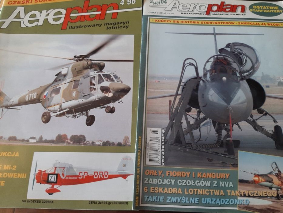 Aero Plan archiwalny  ilustrowany magazyn lotniczy zestaw 3 szt