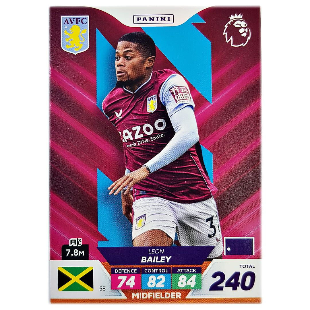 Karta Panini 58 Premier League 2023 Plus Leon Bailey