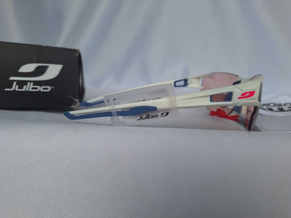 Okulary Sportowe Julbo Aerolite Reactiv Performance Blanc Bleu S1-3