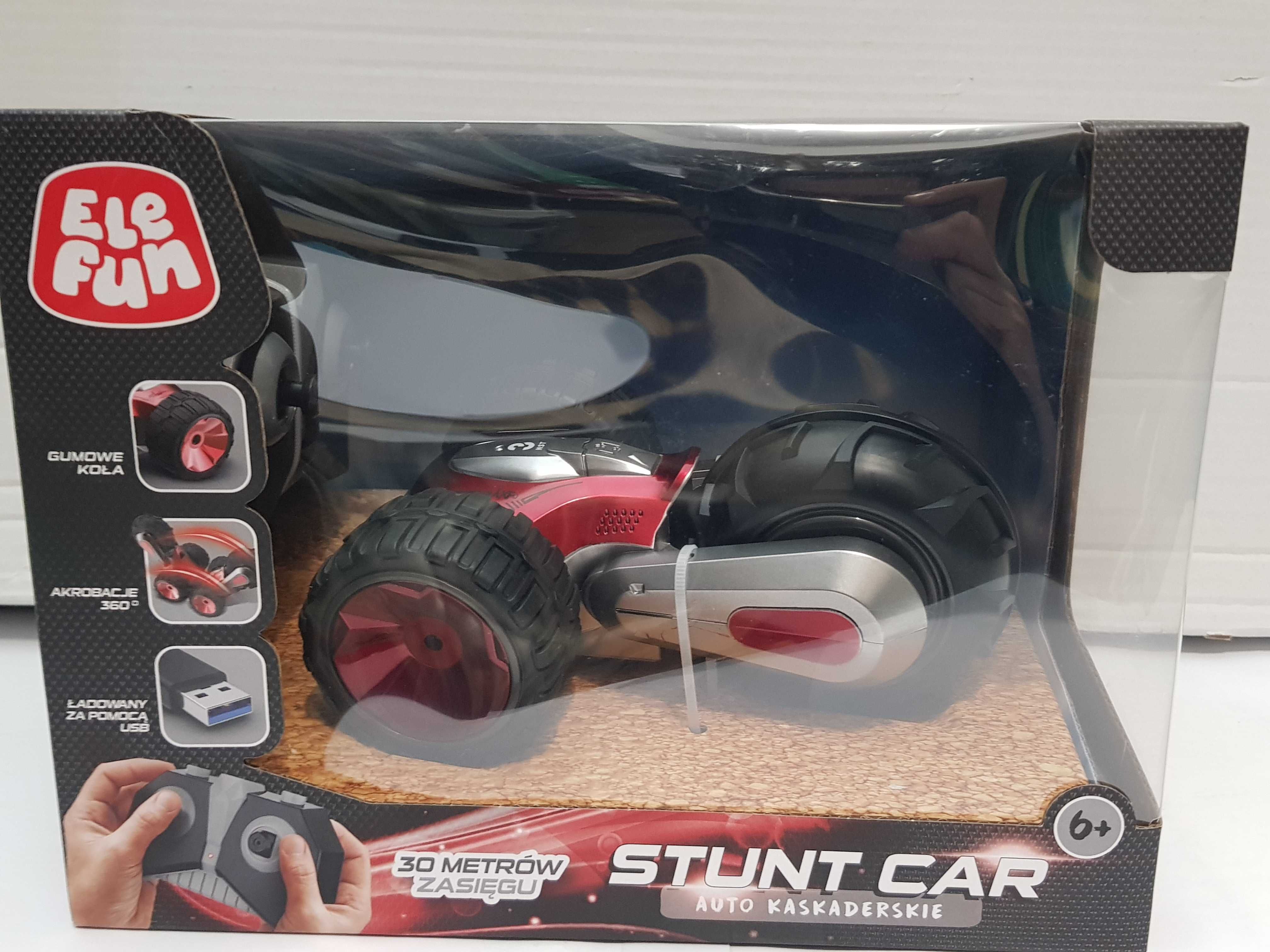 Auto kaskaderskie sterowane EleFun 1:18 akrobacje na pilota stunt