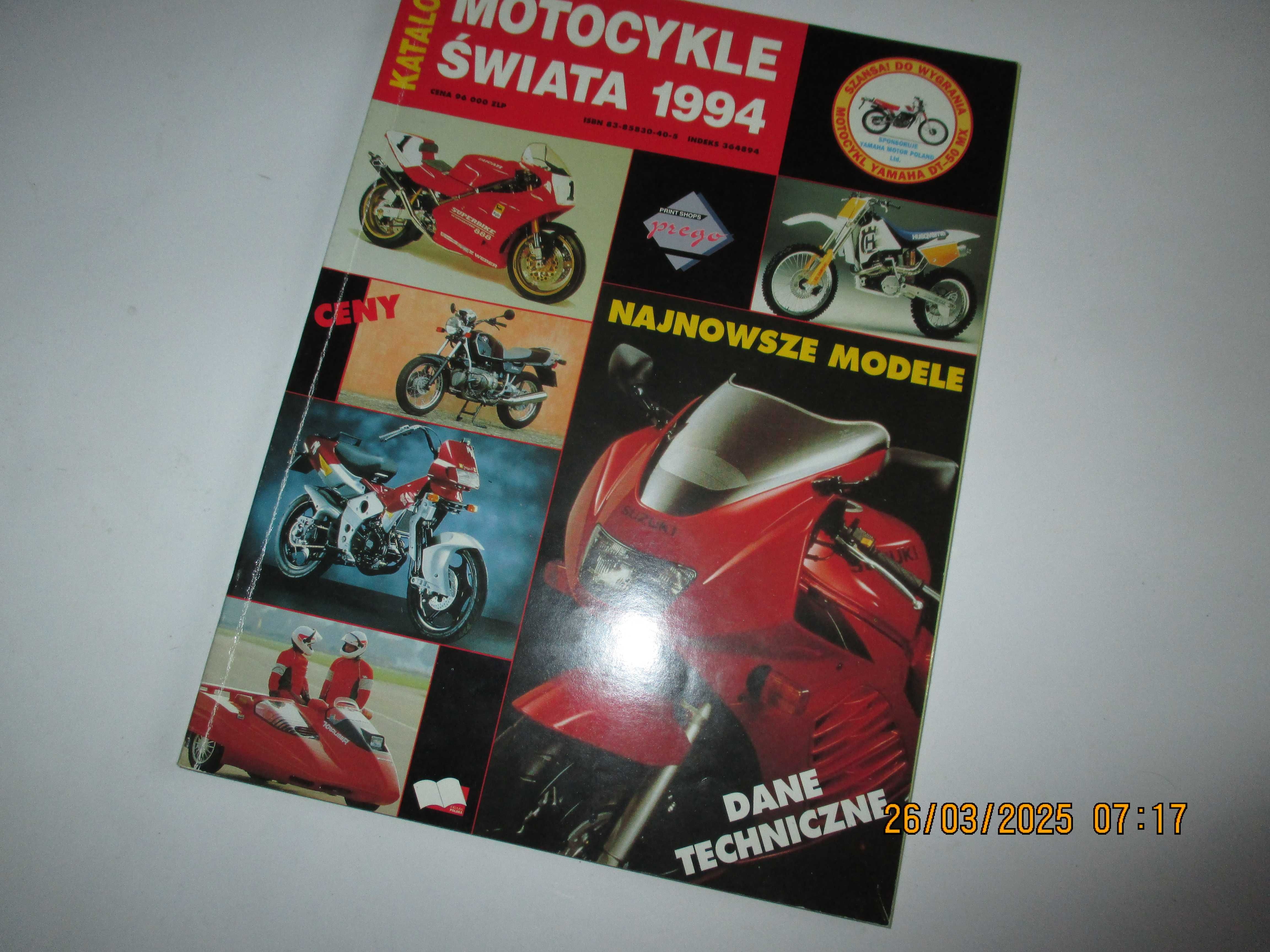 Katalog Motocykle Świata 1994
