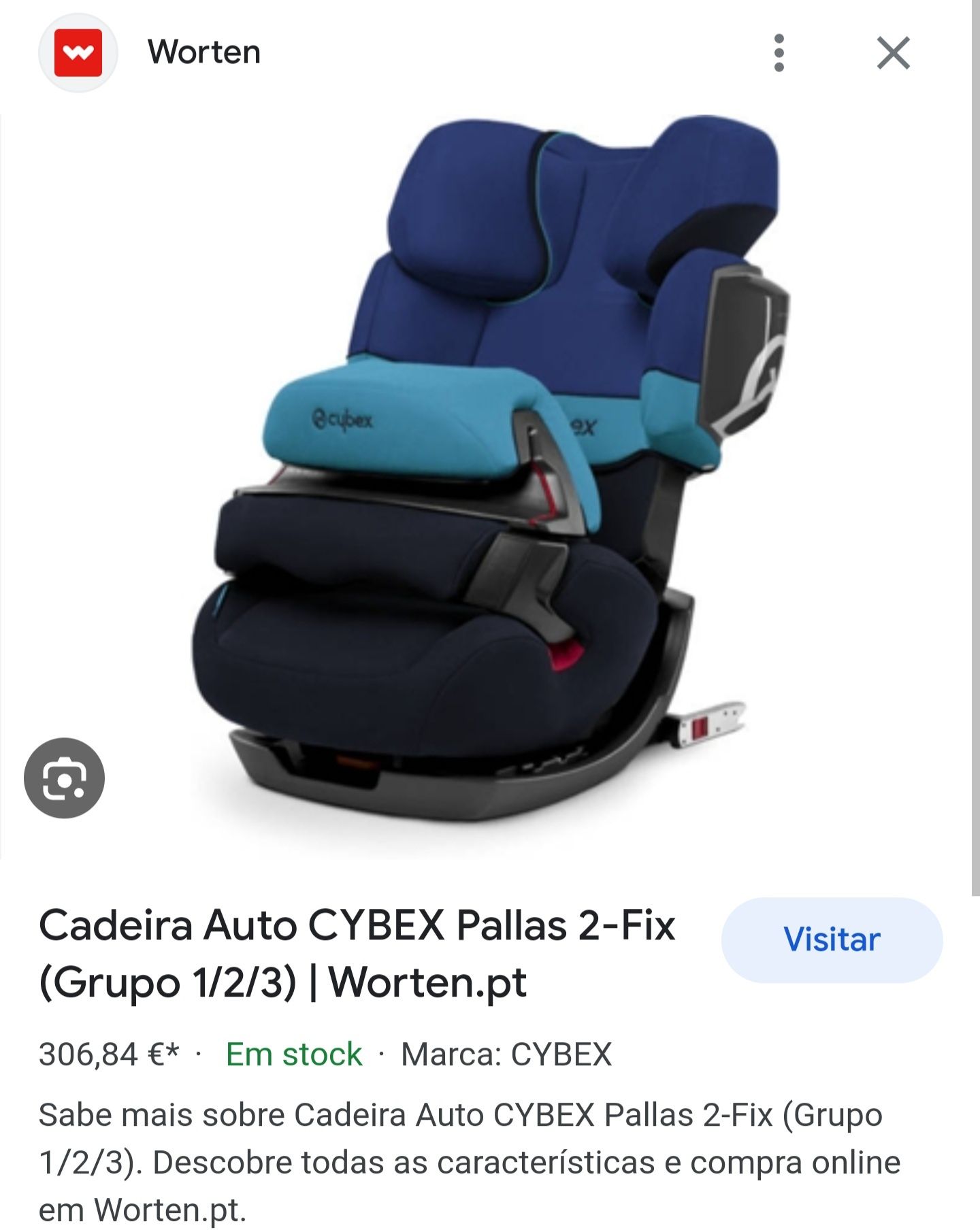 Cadeira auto Cybex