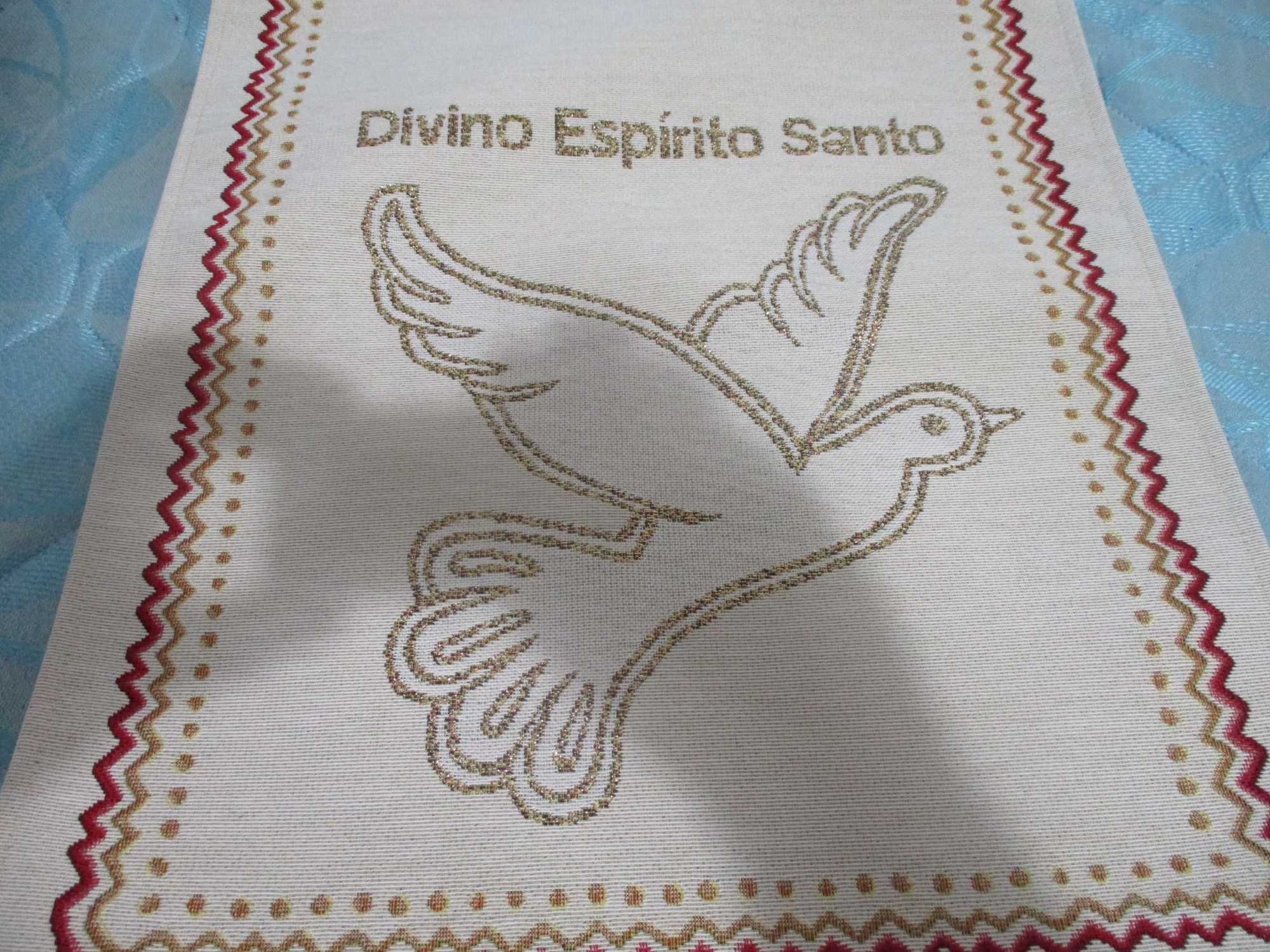 tira de mesa divino espirito santo 80cm