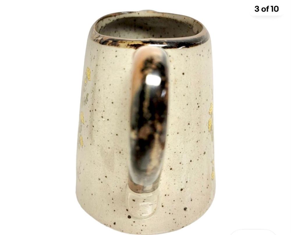 Винтажная керамическая лейка Takahashi Floral Creamer Япония.