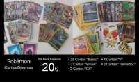 Cartas Pokémon: Diversas opções a bom preço!