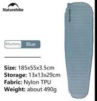 Mta samopompująca Naturehike waży tyko 490 g, 3,5 cm grubości