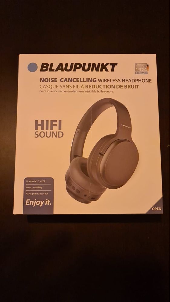 Auscultadores Blaupunkt Wireless Noise Cancelling