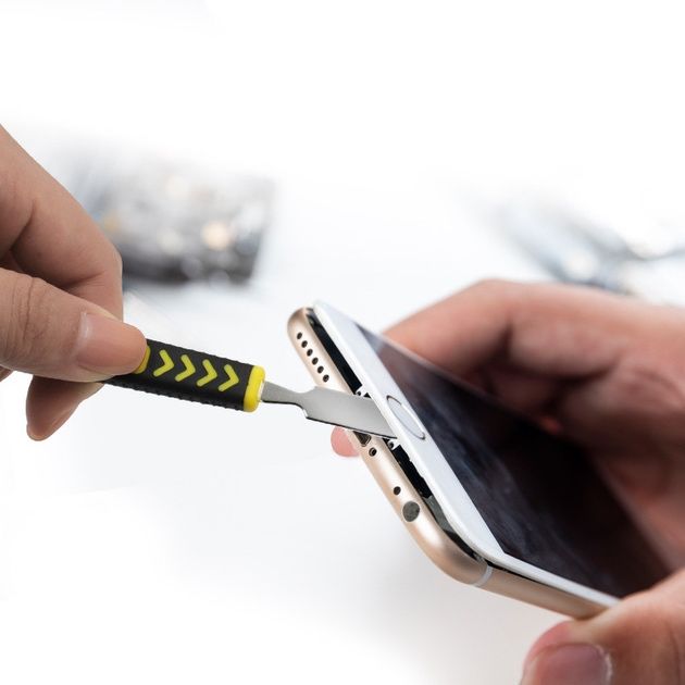 Набір антистатичних інструментів - 10 пінцетів і 1 сталевий шпатель