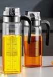 Butelka 500ml z dozownikiem oleju miarka dozownik