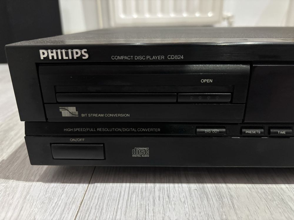 Odtwarzacz cd philips cd824 wzmacniacz