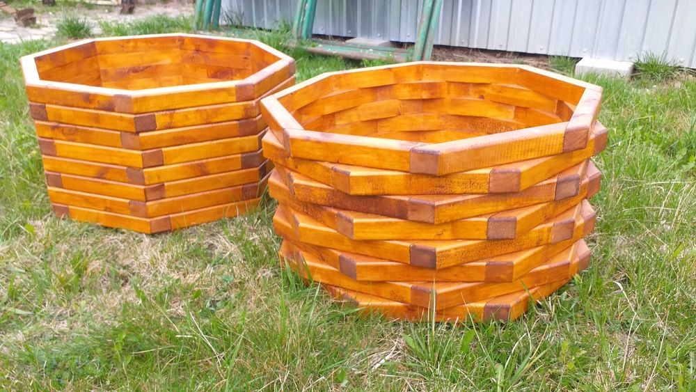 Donice drewniane, kwietniki