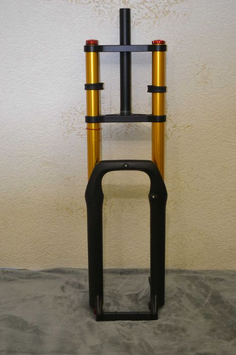 Вилка Даунхил 180мм хода Фетбайк 26д (обычное 29 колесо влазит) АКЦИЯ!