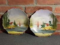Talerze wiszące Ozdobne DEL Ręcznie Malowana Porcelana