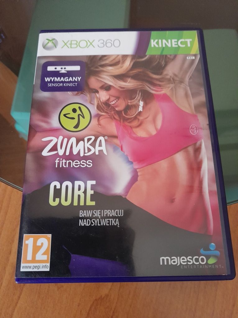 Kinect Zumba Fitness Core .Wersja polska.Stan idealny.X box 360