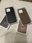 Чохол шкіряний  iPhone 15 Pro Max коричневий чорний