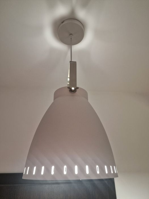 Lampa sufitowa loft biała