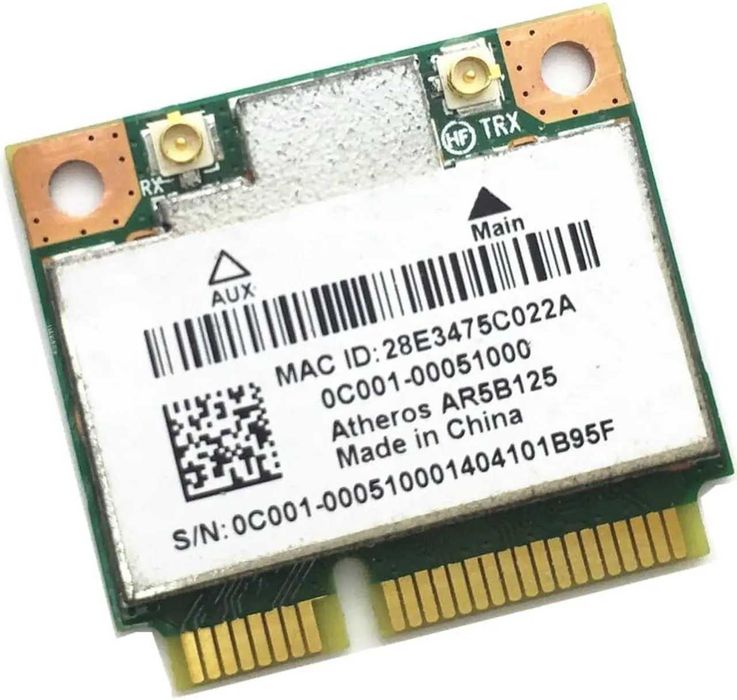 Atheros AR5B125 MINI PCI-E 802.11 b/g/n 150Mbps Wifi ASUS/outra Laptop