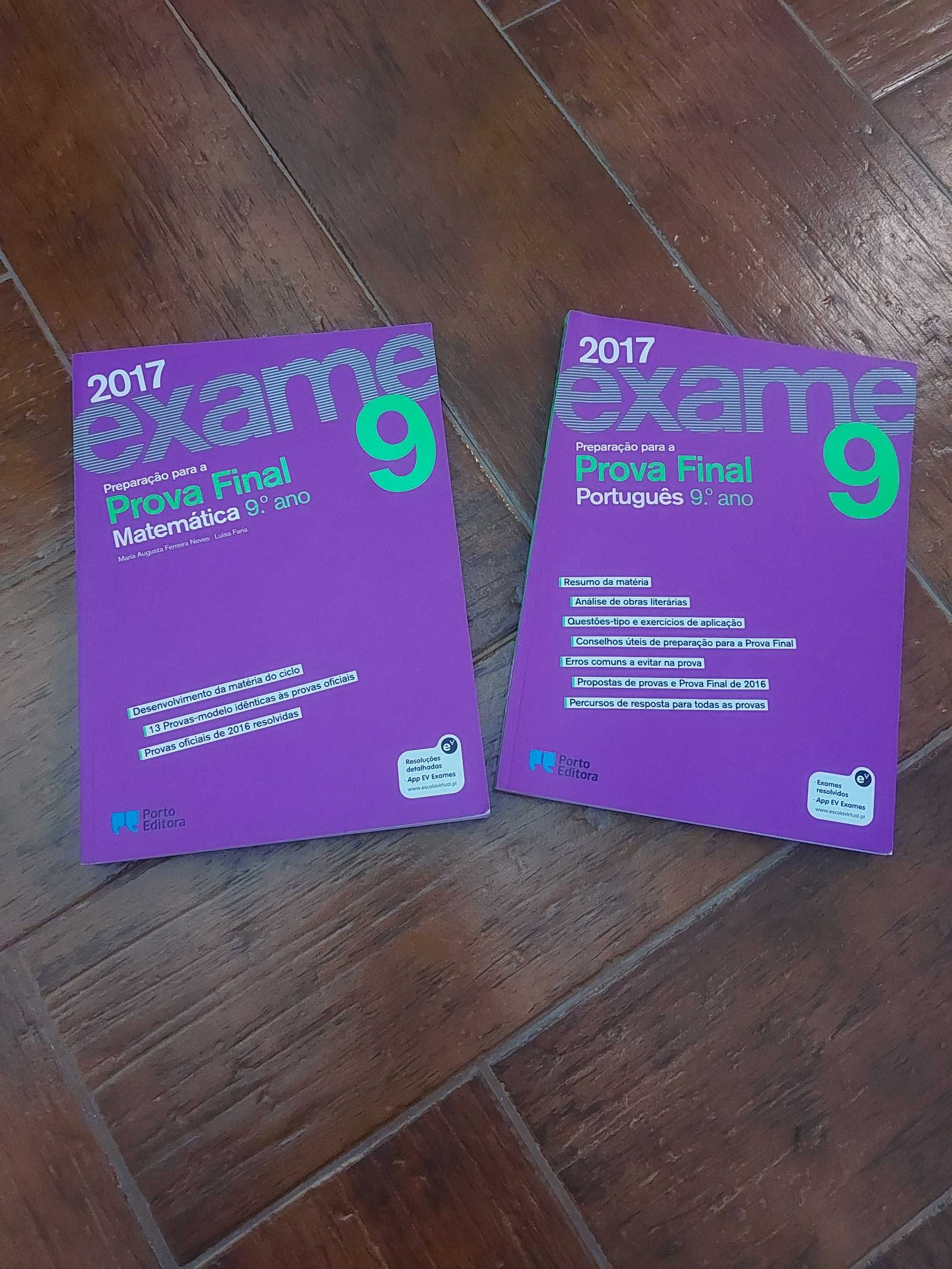 Livros Preparação para a prova final 9° ano