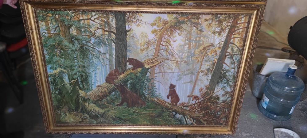 Картина Шишкина, ранок в сосновому лісі.