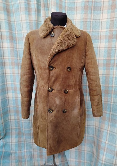 Дублёнка  мужская, овчина, р. 50. длиная