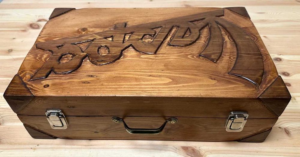 Caixa em madeira, noa artesanato, VESPA