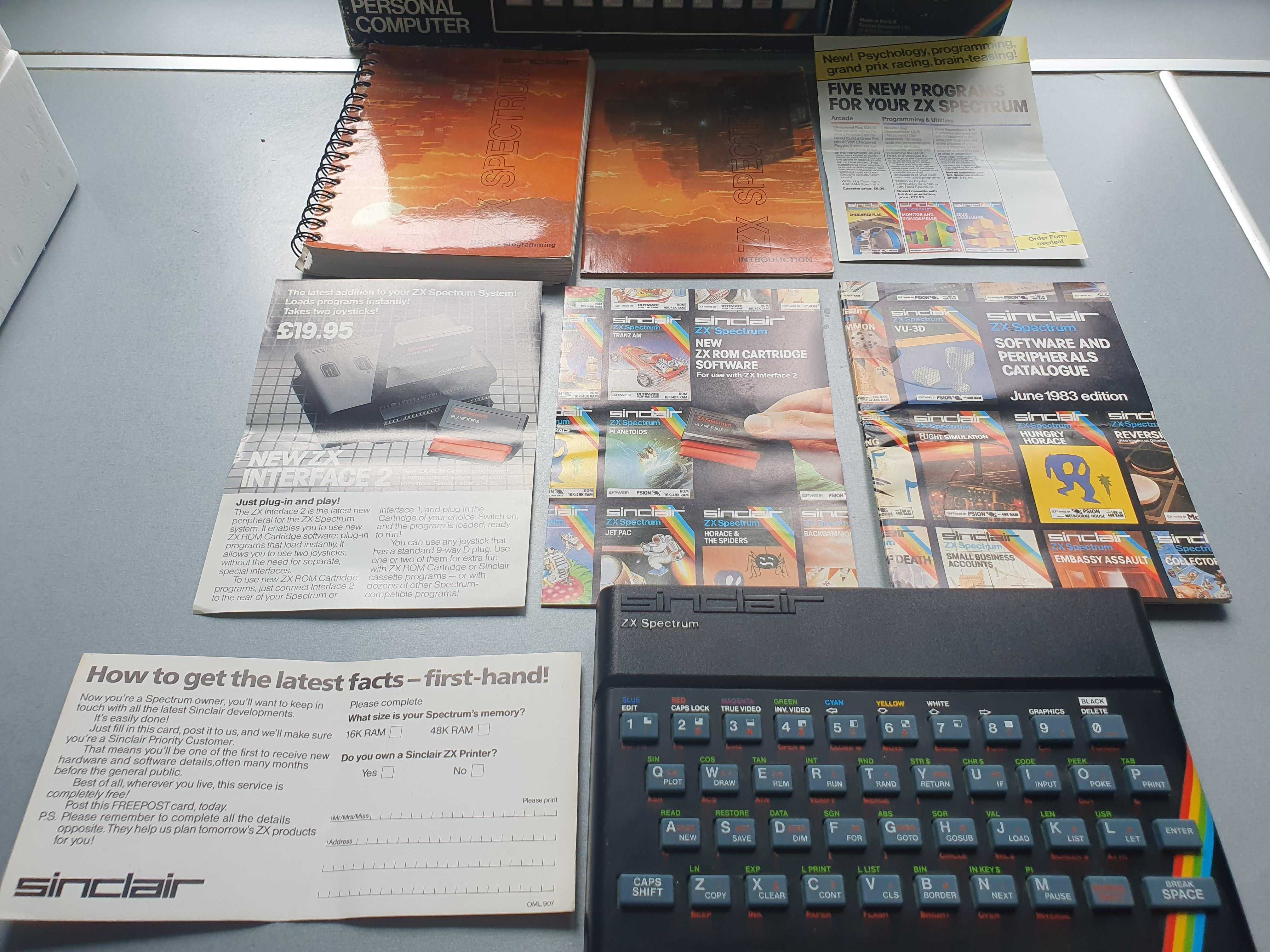 ZX Spectrum 16K RAM BOX w pudełku komplet