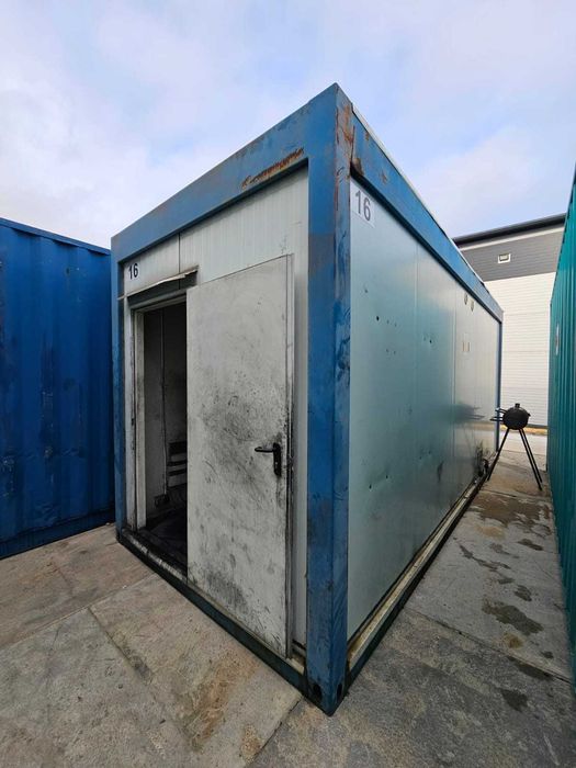 kontener sanitarny, WC, Toi Toi, uszkodzony + transport hds