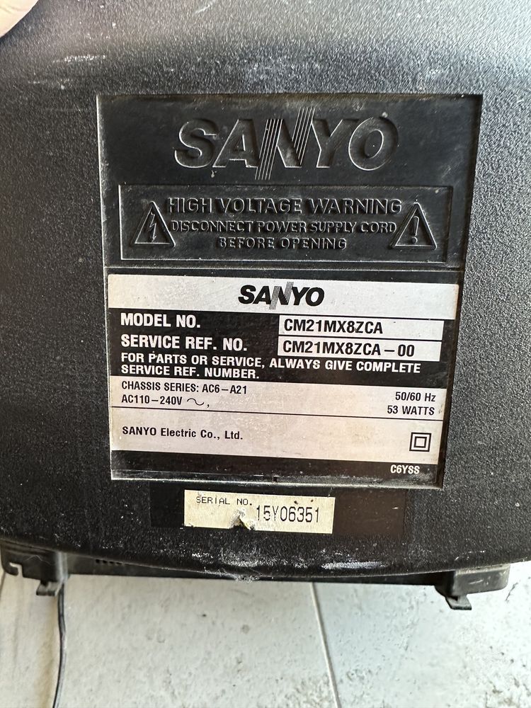 Продам телевизор Sanyo