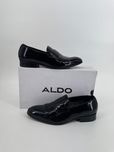 Aldo buty eleganckie męskie lakierowane 44 wizytowe obuwie na komunię