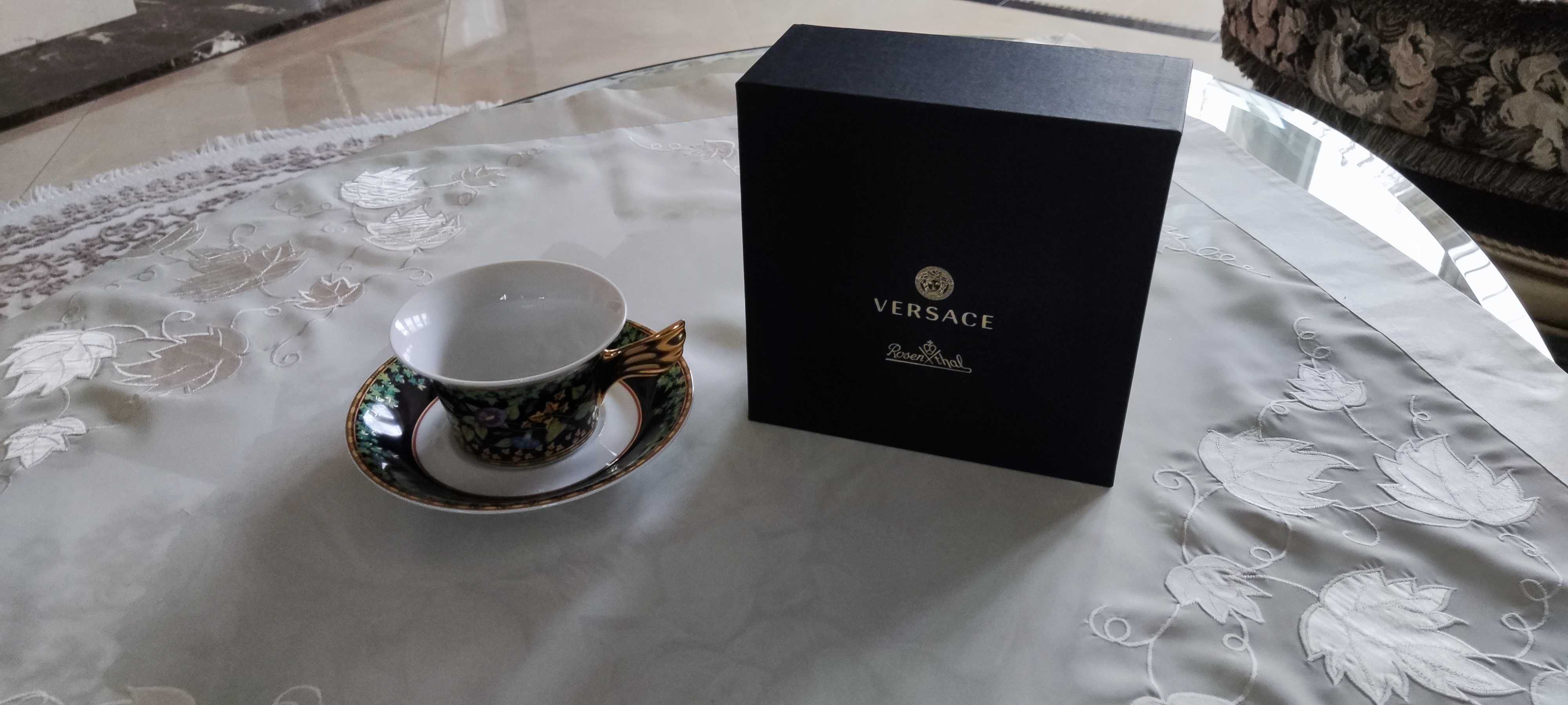 Versace - Filiżanka do herbaty Gold Ivy- edycja limitowana nowa