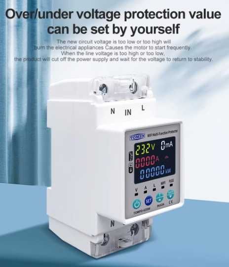 Реле напруги TOMZN TOMPD 63A TOMPD-63SW Wifi