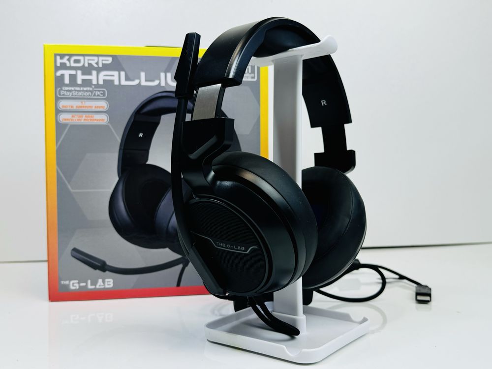 Ігрові навушники гарнітура the G-LAB Korp Thallium(playStation/pc)