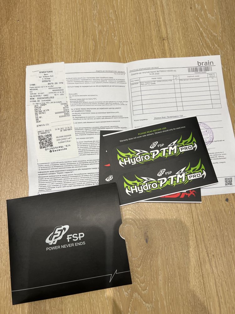 Блок живлення FSP Hydro ptm pro 1200W