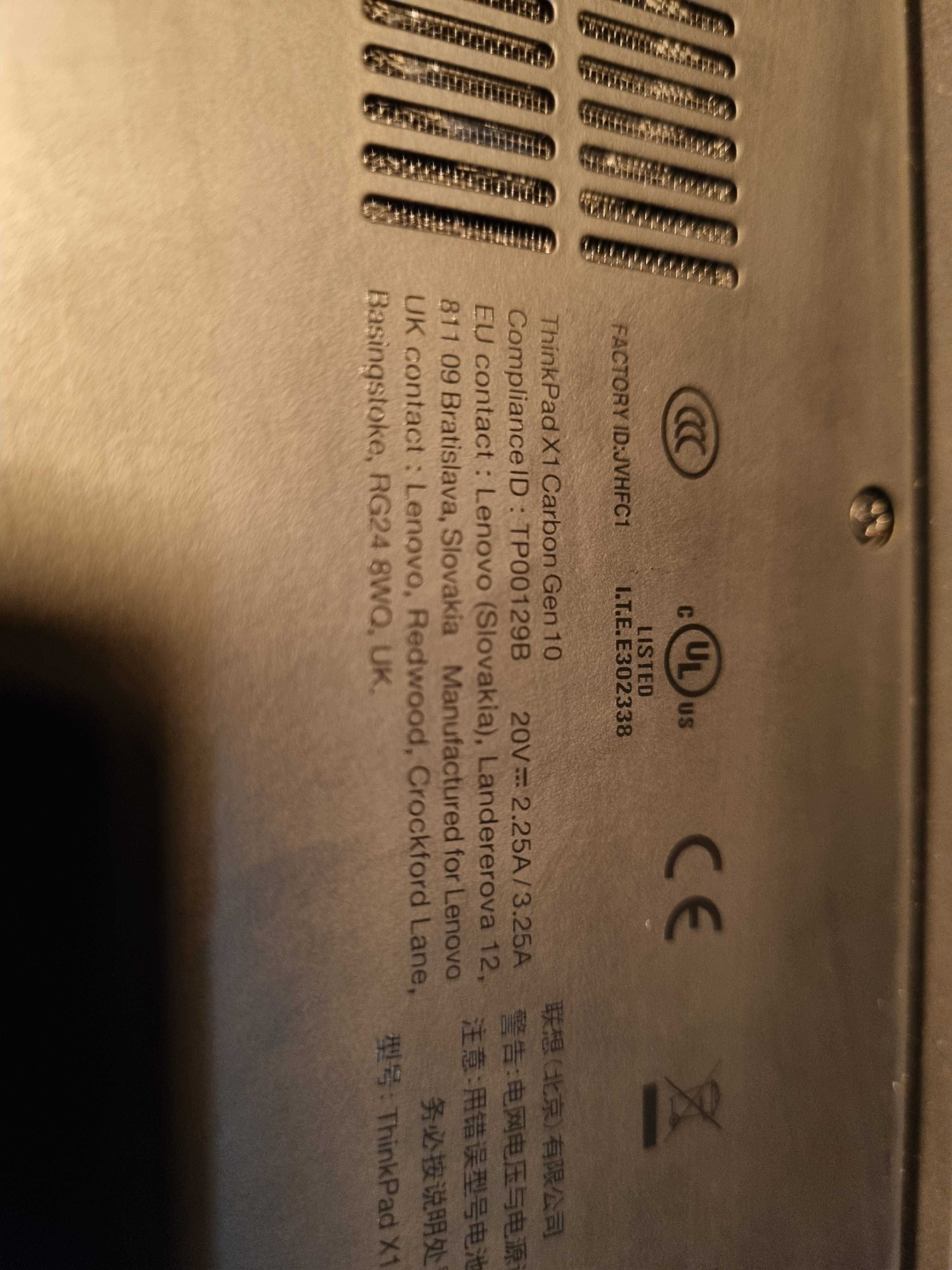 Lenovo ThinkPad X1 Carbon gen10 i7-1260p 2k OLED 90 Hz