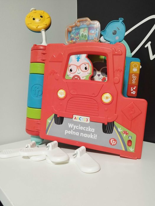 Książka edukacyjna Fisher Price.