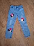 Nowe Spodnie jeansowe  Minnie 140