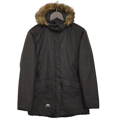 Женская осенняя парка куртка  Helly Hansen Black Waterproof