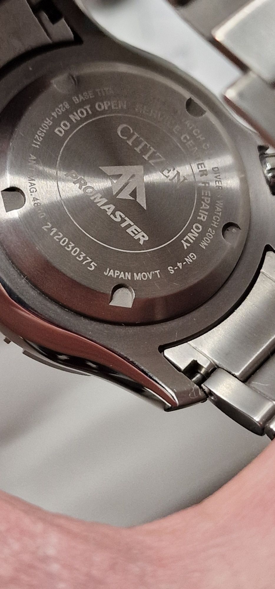 Zegarek automatyczny Citizen Promaster Titanium