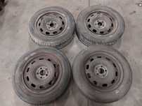 KOŁA KOMPLET FELGI OPONY ZIMOWE 5x100 6Jx15 185/65R15 VW AUDI SKODA
