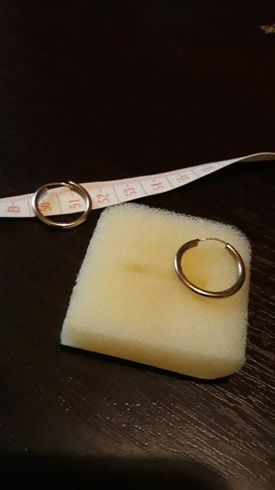 Sprzedam kolczyki złote koło damskie