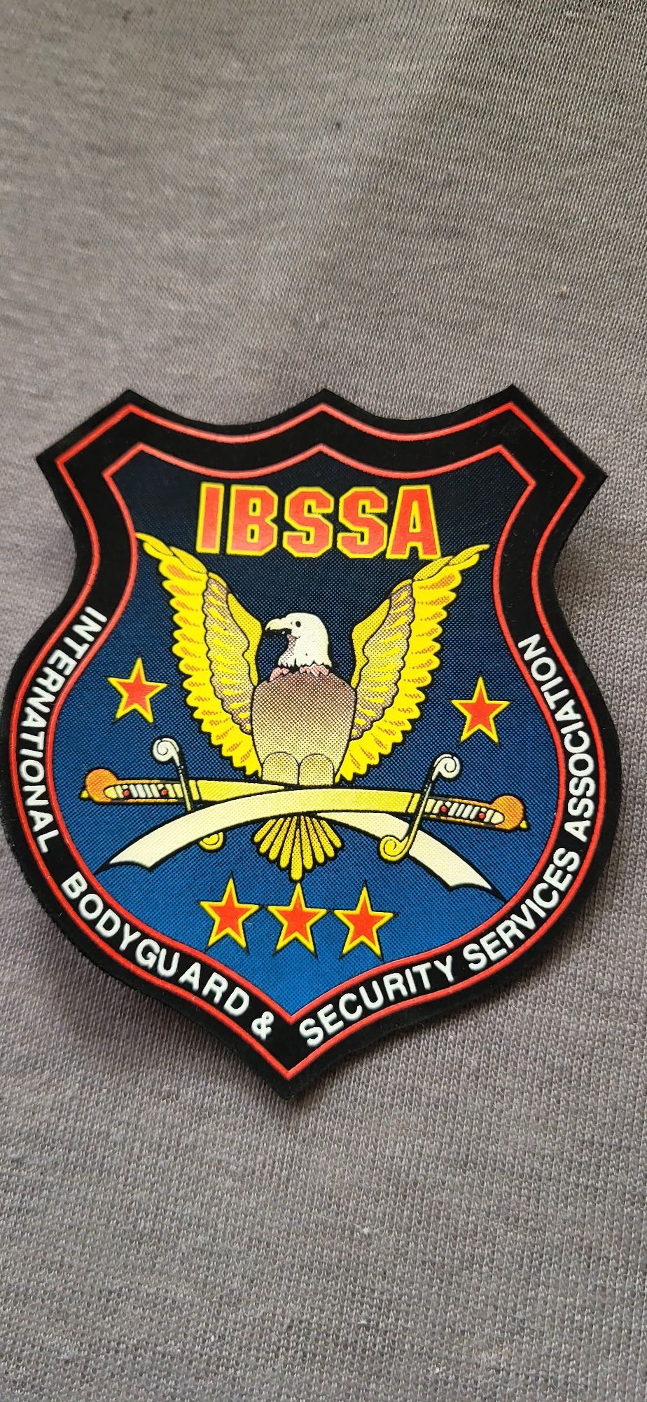 Naszywka IBSSA International Bodyguard Security