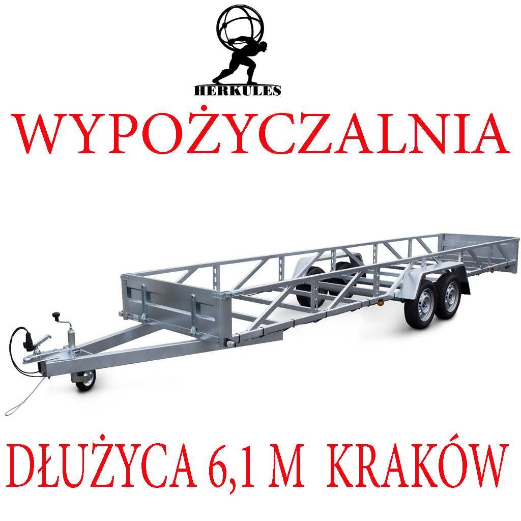Wynajem przyczep wypożyczalnia, przyczepka towarowa do auta katB lekka